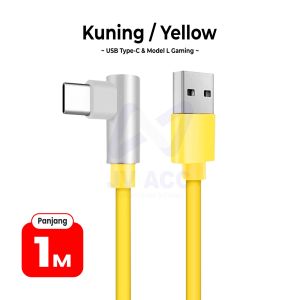 ELBOW KABEL DATA CHARGER XIAOMI 6A 120W TYPE C TURBO FAST CHARGING ORIGINAL 1 METER