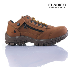 Sepatu Safety Sefty Boots Ujung Besi Zipper Sleting Resleting Cladico Lion Low Proyek Motir Bengkel