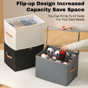 Storage Box Solid Color with a Lid Organizer Waterproof Moisture-proof and Mold-proof Easy to Access