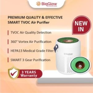 BiqGlow 【PREMIUM & SMART】 TVOC SMART Air Purifier HEPA13 Medical Grade Negative Ion PU-102