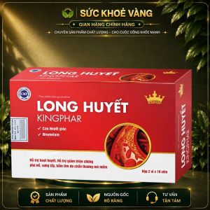 LONG HUYẾT KINGPHAR – Hỗ trợ hoạt huyết giảm sưng tấy và bầm tím