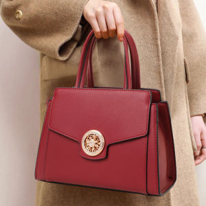 กระเป๋าของรองเท้าหนังแท้สตรี Aidrani จุของได้มากกระเป๋าจัดงานแต่งงานแดงหรูหราน้ำหนักเบา2024ใหม่กระเป๋าถือคุณแม่วัยกลางคนผู้หญิง