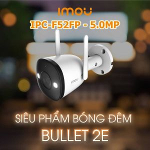 Camera WIFI IPC-F52FP IMOU 5 megapixel 3k có màu ban đêm IMOU IPC-F52FP 5Mp chống nước lắp ngoài trời - Hàng chính hãng bảo hành 24 tháng