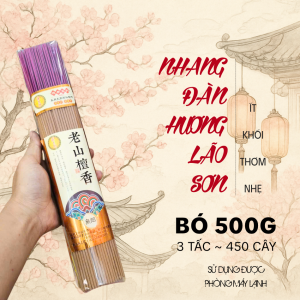 Nhang Đàn Hương Lão Sơn ít khói thơm nhẹ hương gỗ đàn hương