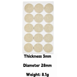 10 Sheets Self-Adhesive Furniture Leg pad Floor Protectors Sofa Table Chair Rubber Feet anti-slip