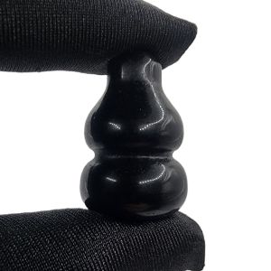 (SG Seller Ready Stocks) Natural Obsidian Gourd Display Ornament 2.9+cm