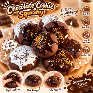 Slow Rising Squishy Toy Chocolate Cream Mochi Bread PU Foam Stress Relief Fidget Squeeze Kids