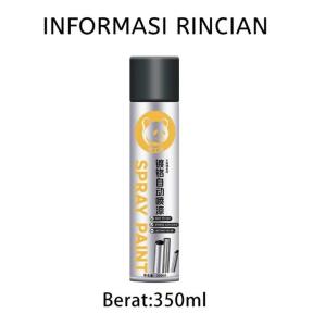 CHROME 350ML CAT ANTI KARAT METALIC WARNA STAINLESS SEMPROT CHROME