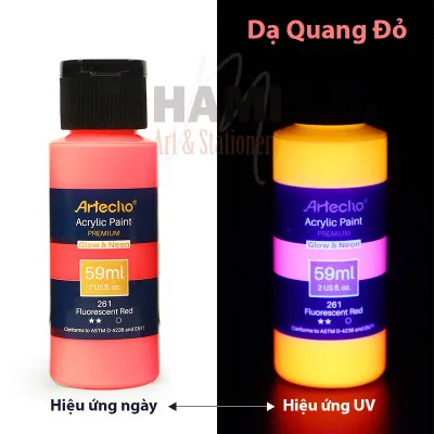 Sơn Acrylic UV Phát Sáng Hủ 60ml