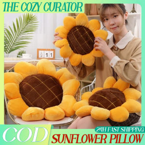 40CM Sunflower Pillow Soft Plush Cushion Comfortable Backrest Cushion Multipurpose Hug Pillow