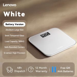 Ready stock🇲🇾Lenovo Accurate Weighing Scale Digital LCD Display Weight Scale Penimbang Berat Badan 電子秤 體重