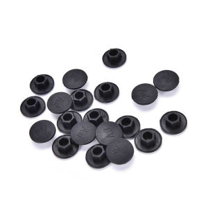 [Eqrbtl] 20PCS Black Hex Socket Allen Bolt Screw Nut Hexagon Head Cover Cap Protector