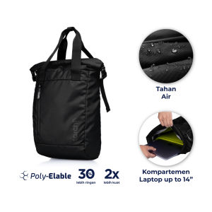 Torch Tas Ransel Punggung Laptop Sekolah Kerja Travelling Pria Wanita - Tote Bag Backpack Guri 15 Liter