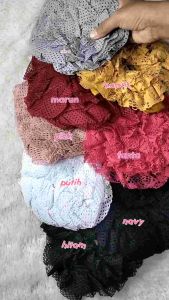 INNER TURKI DOUBLE SILANG - CIPUT CEPOL RENDA TUMPUK - DALEMAN KERUDUNG