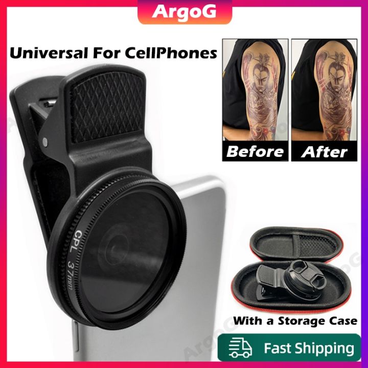 ArgoG 52MM CPL Lens for Tattoo Universal Circular Polarizer Lens