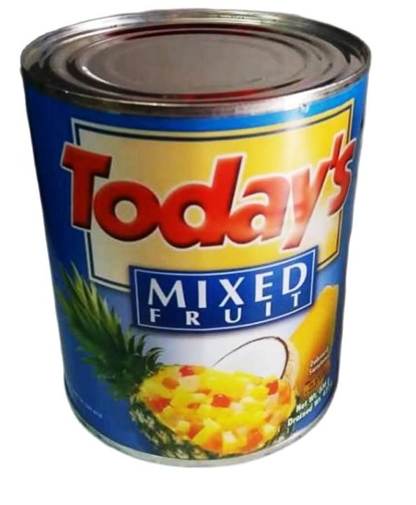 TODAYS Mixed Fruit Cocktail MEDIUM SIZE (3 x Net Weight 836 grams and TODAYS Mixed Fruit Cocktail MEDIUM SIZE (3 x Net Weight 836 grams and