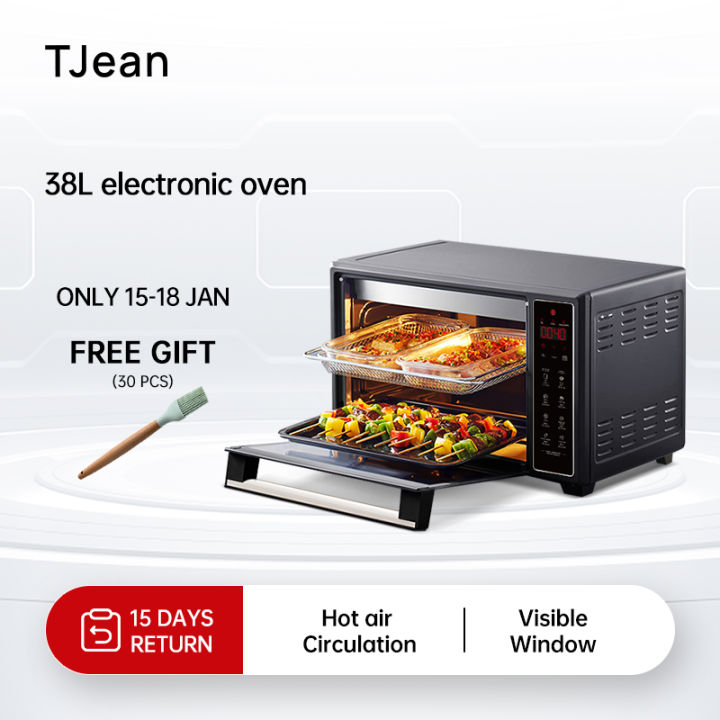 TJean 38L electronic oven air fryer oven home new small electric oven