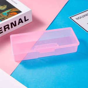 Single-layer Nails Art Organizer Box Storage Tool for Nail Storage Empty Box