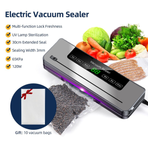 🔥free sealed bags*10🔥Vacuum sealer Sealer machine Food vacuum sealer Portable Sealer for packaging Vacuum sealer bag