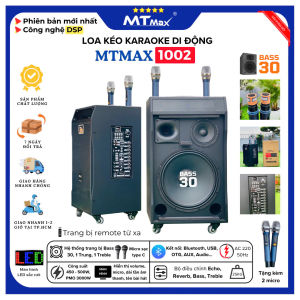 Loa Kéo Karaoke MTMAX 1002 Hệ Thống Bass 30 1 Trung 1 Treble500WBắt Sóng Xa Chống Hú Loa Chơi Được Từ 30 Người Trở Lên Karaoke Gia Đình
