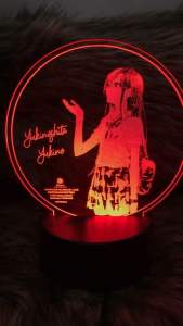 Đèn Led Anime Yukinoshita Yukino Đèn Led 16 màu Quà tặng remote điều khiển