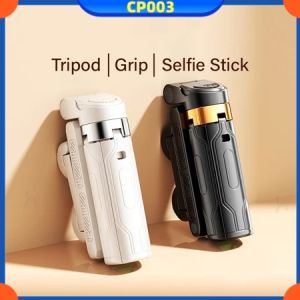 Zola Extendable Grip Tripod Mini Selfie Stick Remote Control Tripod 3 In 1 Tongsis Tripod Bluetooth