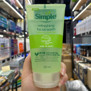 Sữa Rửa Mặt Simple Refreshing Facial Wash Dành Cho Mọi Loại Da 150ml Hàng Nhập Mỹ