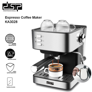 Máy pha cà phê đa năng thương hiệu DSP KA3028 công suất 850W dùng tích nước 1.6L tích hợp hai công thức chuẩn vị Cappuccino Espresso (Bảo hành 12 tháng)