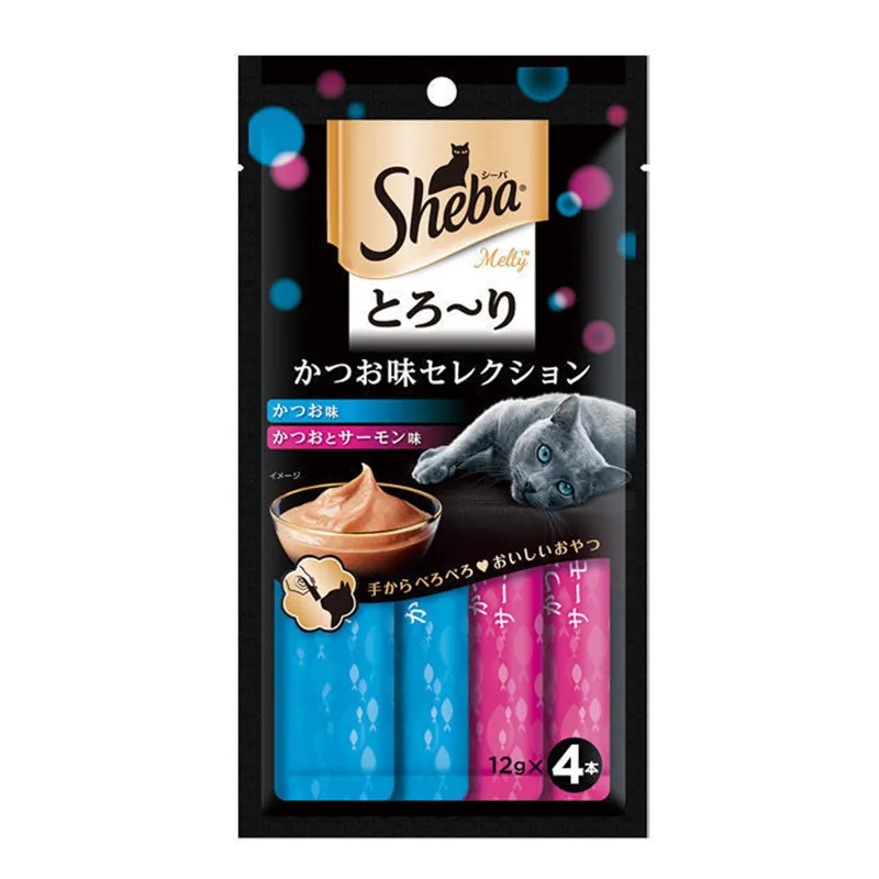 SHEBA Lickable Squeezable Creamy Pur e Cat Treat Topper with