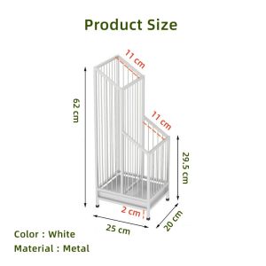 COLOGO 🥇 Umbrella Stand Storage Rack Metal Storage Shelf Drain Water Rain Suitable for hotel lobbies shops and parking garages