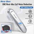 New Bee LC-B45 Bluetooth Earphones DSP+CVC8.0 Noise Reduction Bluetooth 5.0 Wireless Earphones 20hrs Talking Time Wireless Headset for Android Samsung S20 Huawei Xiaomi. 