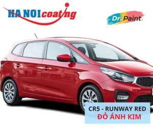 Combo 2 Bình Sơn Xịt Xóa Vết Xước Ô TÔ KIA RONDO Màu ĐỎ ÁNH KIM Code CR5 - RUNWAY RED Chính Hãng DR.PAINT Chất Lượng Cao