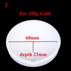 [haoh] High Temperature Quartz Silica Melting Crucible for Jewelry Tool