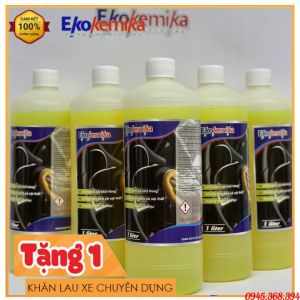 [ Tặng 1 khăn lau chuyên dụng ] Vệ sinh nội thất làm sạch ghế da nỉ nội thất Ô tô xe máy Ekokemika Textil