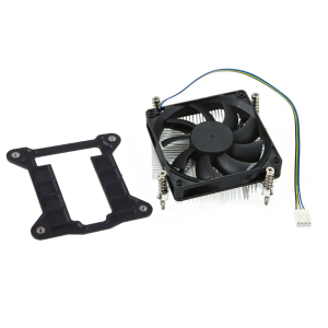 CPU Cooler with Quiet PWM Cooling Fan Radiator fan 27mm Low Profile CPU Cooler for ITX A4 Sase Slim Chassis for Intel LG