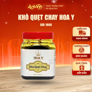 Kho Quẹt Chay Hoa Y 180g Dinh dưỡng thuần chay Gia vị Chay Healthy Ăn Chay Món chay