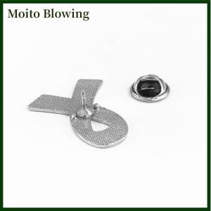 Moito Memorial Brooch Black Ribbon Badge Clothing Accessory Pin Black Mourning Badge