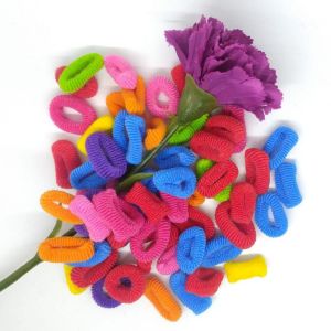 ANJU1234 /COD/ IKAT Rambut Korea ISI 100 PCS IKAT RAMBUT DONAT MINI / IKAT RAMBUT ANAK PEREMPUAN LUCU DONAT MINI WARNA WARNI