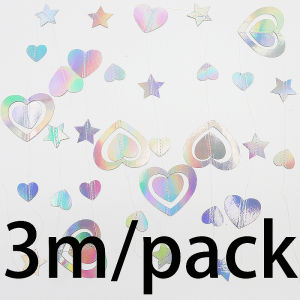 ของตกแต่งแบบแขวนรักดอกไม้3มิติ27มม.-77มม. สำหรับงานเทศกาลวันวาเลนไทน์งานปาร์ตี้งานแต่งแบบทำมือของตกแต่งแบบแขวน