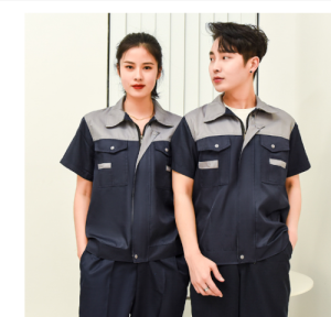 【Multi-functional Chest Pockets】Labor Reflective Wear Suits Seaman Uniform tough Breathable Durable Construction  mechanic