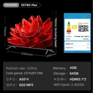 QLED 4K Smart TV UHD Android TV Google TV 55 inch 65 inch | Wide Color Gamut | Netflix | Youtube | Google Play | Dolby Audio