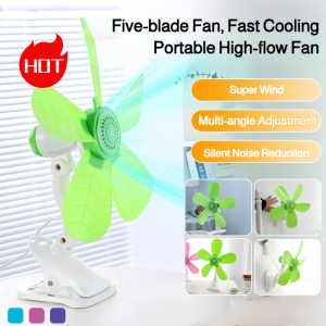 💖Super Strong Wind💖Mini Portable High Wind Fan Cooling Artifact Household Clip Fan Student Dormitory Desktop Office Fan迷你便携式大风力风扇