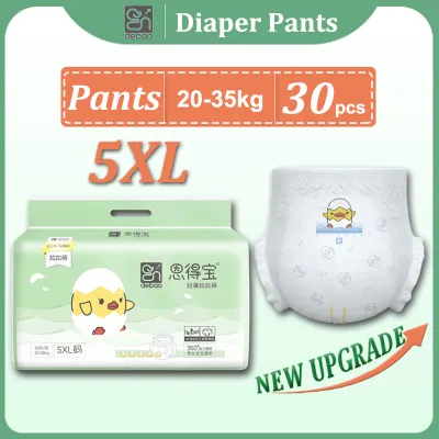 Endebao Baby Diaper Pants 5XL 30 Pcs (25-35kg) Disposable Breathable Dry Thin Pull Up Pants XXXXXL