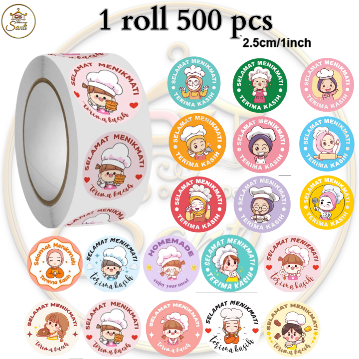 PATIKIL Star Stickers Roll 1", 500 Pcs Self-Adhesive Reward Stickers Star Labels For Behavior Chart Classroom Teacher Supplies And DIY Craft, Red