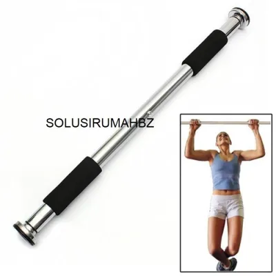 Tongkat Pull Up Pintu Adjustable Grip 62-100cm fitnes fitness stik stick