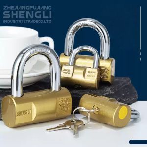 Heavy Duty Padlock With Key Anti-theft Lock Anti-pry Anti-cut Padlock Waterproof Security Padlock