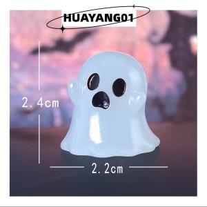 HUAYANG01 [2023 new HOT FASHION] New Halloween Owl Ghost Night Luminous Series Micro Landscape Small Ornament For Halloween Decorations Home Desk Decor