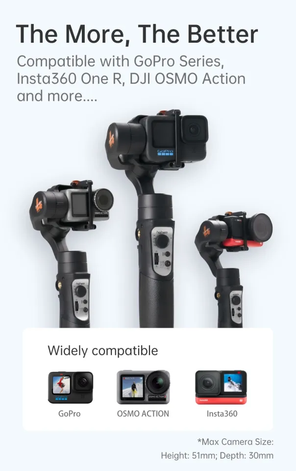 Hohem iSteady Pro 3-Axis Gimbal Action Camera Handheld