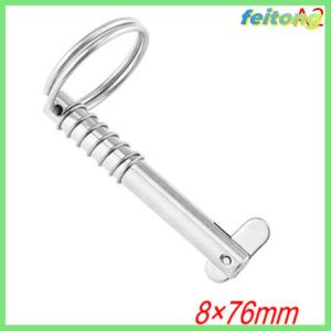 【feitong】🚕🚕【HOT SALE】 8mm bset matel Marine lớp 316 thép không gỉ nhanh chóng phát hành pin cho thuyền bimini Top boong bản lề Marine phần cứng BOA