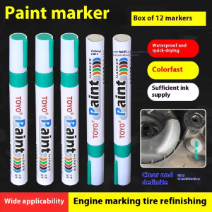 Multi-Purpose Marker Paint Pen Metal Touch-Up Pen Waterproof and Durable Paint Refill Pen Not Easy To Fade